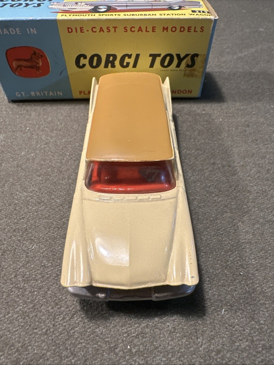 Corgi 219 Plymouth Sports Suburban In Original Box - Near Mint