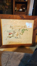 Vintage 1982 Boeing Wichita Retirement Poster - 24x20 Hand-Drawn Memorabilia