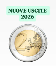 2026 LE MONETE EMESSE  DA 2 EURO COMMEMORATIVE  FDC ENTRA  e SCEGLI