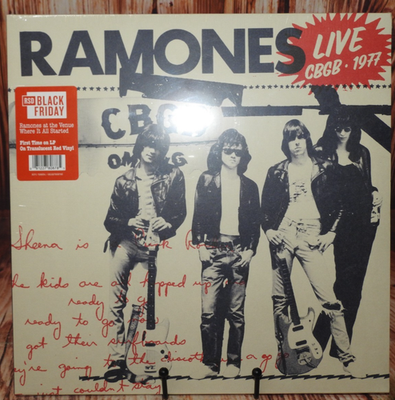 NEW SEALED RAMONES Live At CBGB, 1977 LP Red Color Vinyl RSD Black