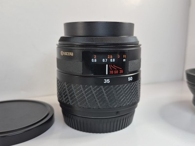 Yashica Kyocera AF 35-70mm Macro Lens | f/3.5-4.5 | Cap + Rubber