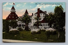 Antique California Postcard SAN DIEGO Hotel del Coronado 1900s