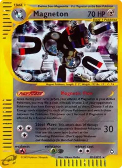 Magneton - H16/H32 - Pokemon Aquapolis Holo Rare Card LP