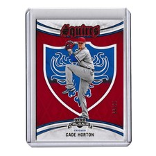 2024 Panini Crusade Cade Horton Squires Red /99 RC Rookie #13 Chicago Cubs