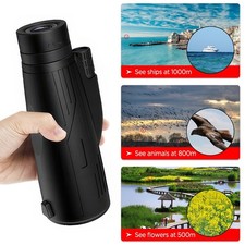 12x50 High Power Monocular Telescope Handheld Scope Birdwatching + Tripod UK