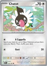 Pokémon - Chatot - 132/162 - Common - Temporal Forces