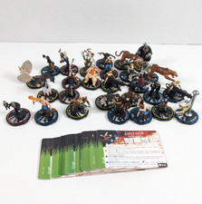 HORRORCLIX Freakshow LOT OF 27 ASSORTED MINIATURES W/ Cards Used See Notes