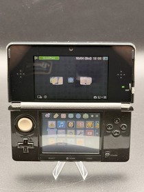 Nintendo 3DS Cosmo Black Console Tested Working European (PAL) TESTED