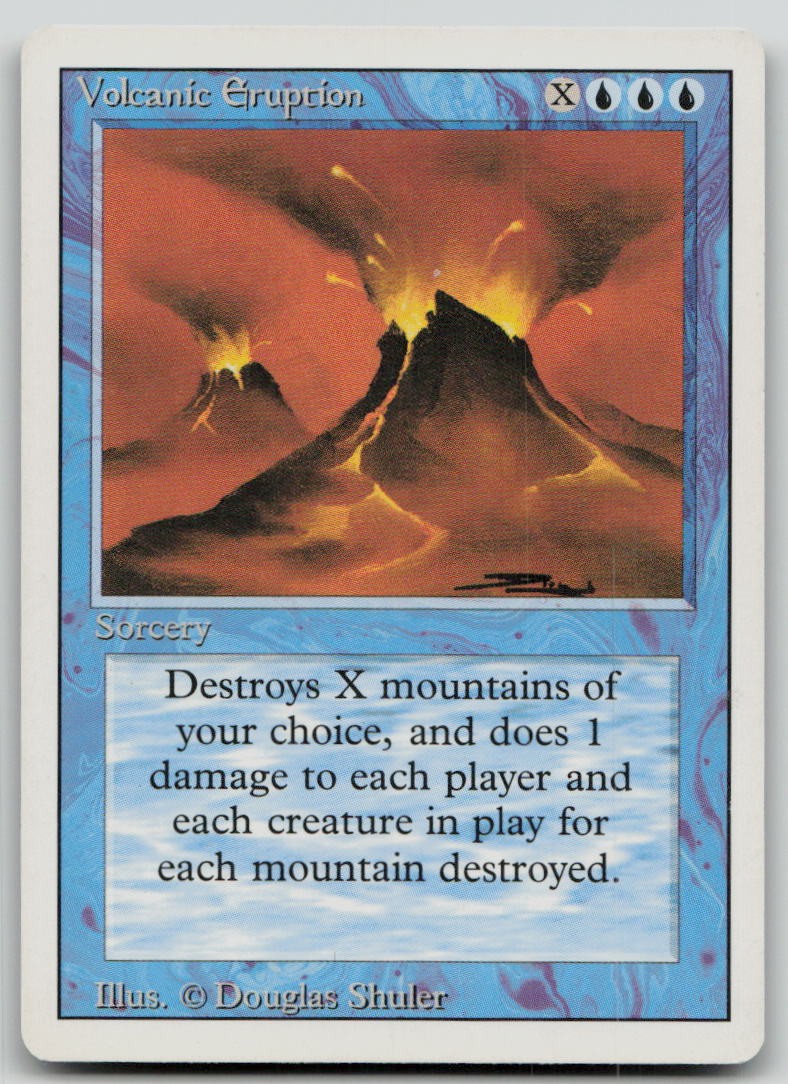 Volcanic Eruption [Revised Edition - 89] Near Mint Rare Magic