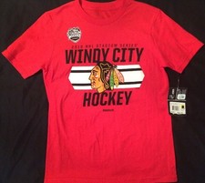 Chicago Blackhawks Youth Shirt "Windy City Hockey" Youth Tee Shirt / Top NHL Top
