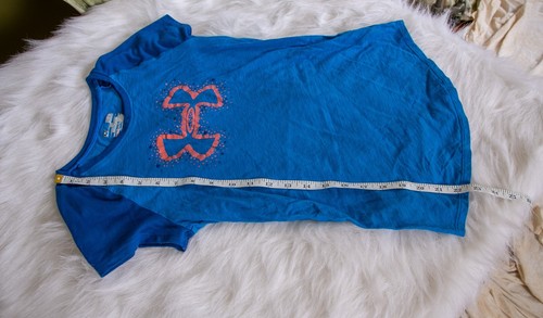 Under Armour Heatgear Youth Girls Large (YLG/JG/G) Loose Blue Tank Top - Bild 3 von 6