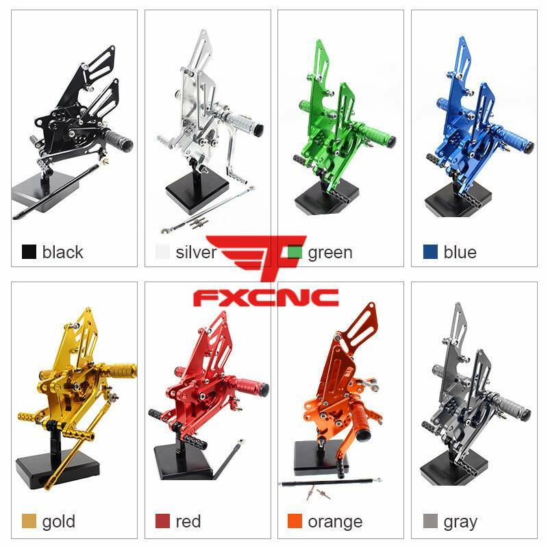 CNC For Kawasaki ZX10R 2006-2010 2007 2008 2009 Footpegs Rearsets