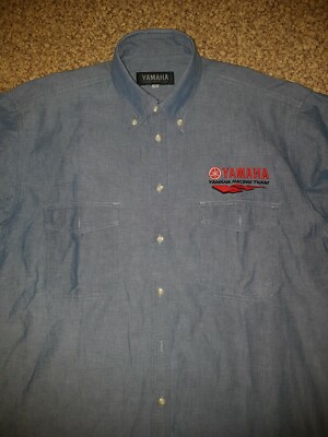 Chemise Yamaha Racing Team – Taille L – Occasion Très Bon état – Style Décontracté