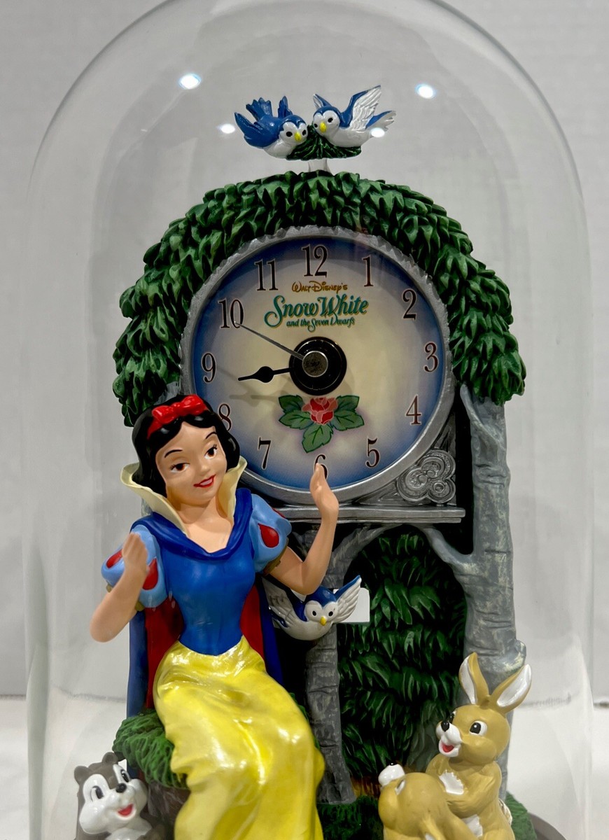 Snow White The Seven Dwarfs Forest Animals Table Clock