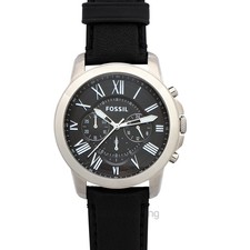 Fossil Fs4812 Grant Chronograph Black 