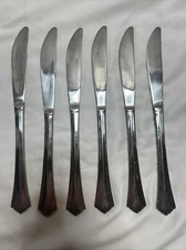 Rogers Stanley Roberts TRIUMPH Stainless Glossy Silver Flatware Dinner Knife