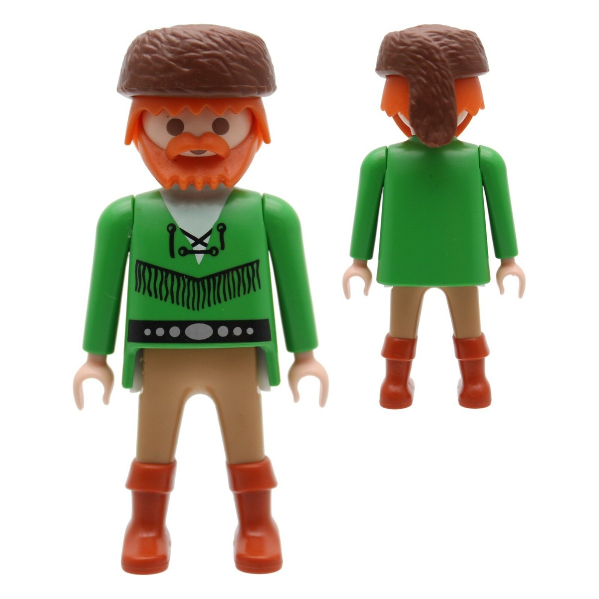 Figurine Playmobil Guerrier Sioux Oglalas Avec Bandana Rouge - Occasion Comme Neuf