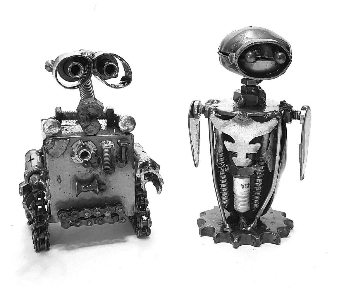 WALL-E EVA フィギュアセット オーナメント 2-pack Wall E and