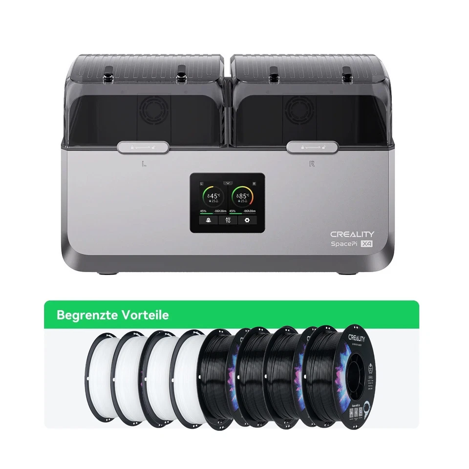 🔥On Sale!Creality SpacePi X4 Trockner mit 8KG PETG 3D Filament Für 3D-Drucker