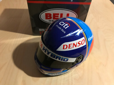 Casque Helmet Alonso F1 WEC Le Mans 2018 Toyota Bell 1/2