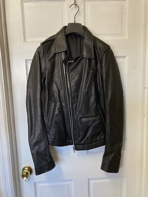 ジャケット・アウター Rick Owens leather coat IT38 s-l400.jpg