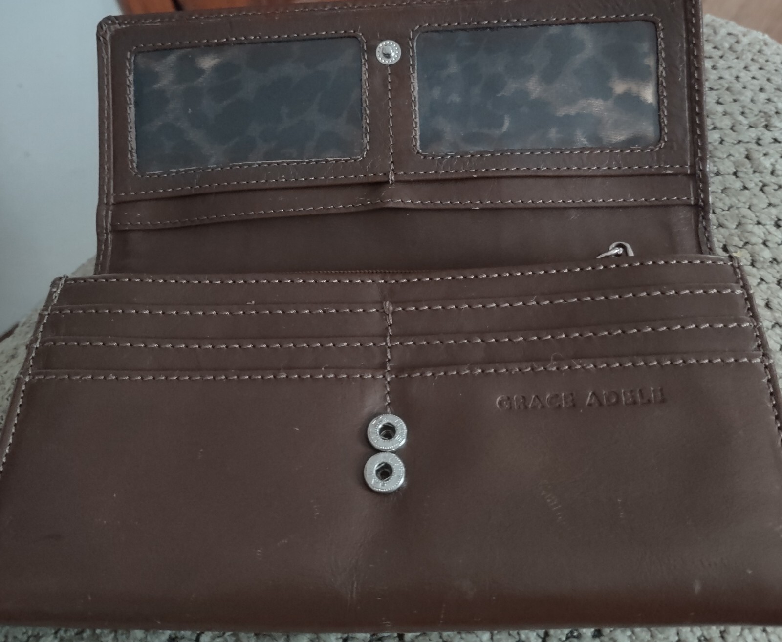 Grace Adele Leather Shoulder Hobo Bag And Wallet. - image 14