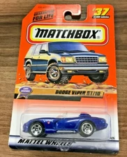 Matchbox Dodge Viper RT/10 #037 MBX ‘99 Car Shows Blue VHTF!