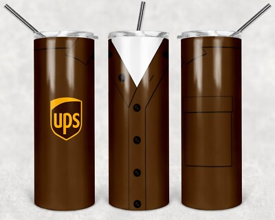 UPS 20oz Skinny Tumbler Stainless Steel