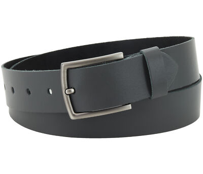 Ledergürtel 100% Echtleder,4 cm Gürtel MADE IN GERMANY, Grau, EB519