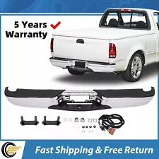 Rear Step Bumper Assembly Chrome For Ford F-150 1997-2004/ F-250 1997-2003