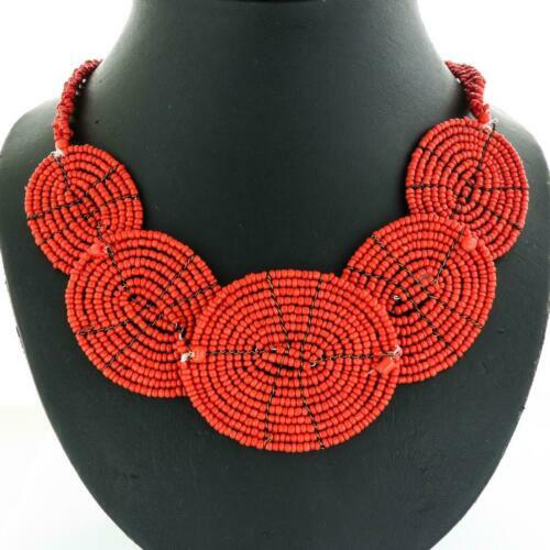 Collier 3 Rangs En Corail Naturel Rose 6mm - 350 Carats, Fermoir Camée, Neuf Italie