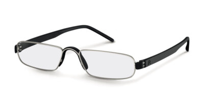 Zeitlos schöne Lesebrille Rodenstock ProRead 2180 A in Schwarz - Silber mit Etui
