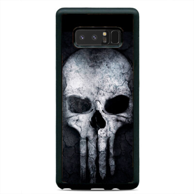 White Skull Punisher Death Case Cover Samsung Galaxy Note 20 Ultra 10 Plus 9 8