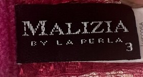 3 PC SET MALIZIA BY LA PERLA PINK CREAM LACE BRA, LACE BOY SHORTS & G STRING, 36