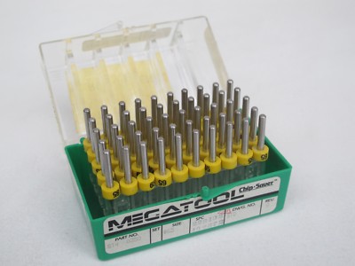 Megatool Chip Saver Micro Drills #65 (0.0350'') Made in USA - 50 pcs.