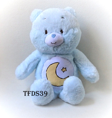 Care Bears blau Mond Stern Glücksbärchen Bär Stofftier Plüschtier Kuschel (T219)