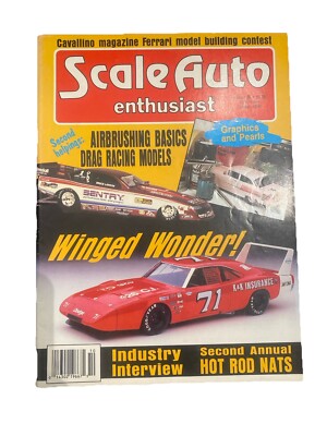 SCALE AUTO ENTHUSIAST #69 Oct. 1990 Winged Wonder, Airbrushing Basics, Models, +