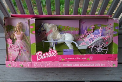 barbie carriage with horse