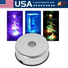 360° Electric Motorized Rotating Display Stand Jewelry Photography Show Holder