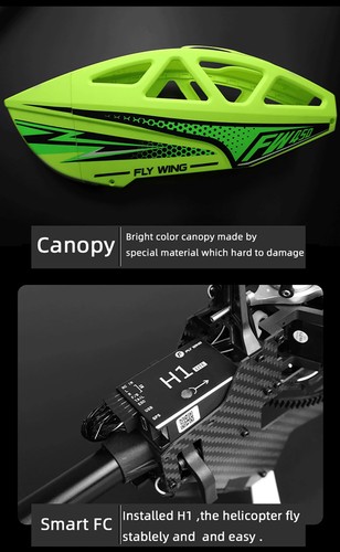 Fly Wing FW450L V3 6CH GPS 3D Hovering Auto Return RC RTF Helicopter 2 Battery - Picture 18 of 30