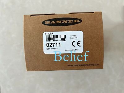 1pc BANNER S18UBA Brand New Ultrasonic Sensor Rapid shipment