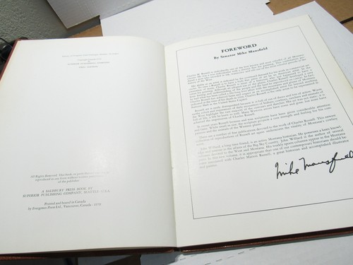 CMR The Charles M. Russell Book STATED FIRST EDITION 1970 Salisbury press - Picture 9 of 11