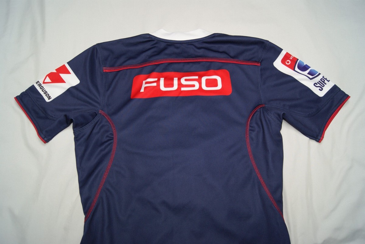 melbourne rebels rugby jersey men's XS navy BLK | eBay