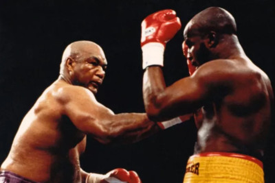 1994 Michael Moorer vs George Foreman Hochglanz 4x6 Foto
