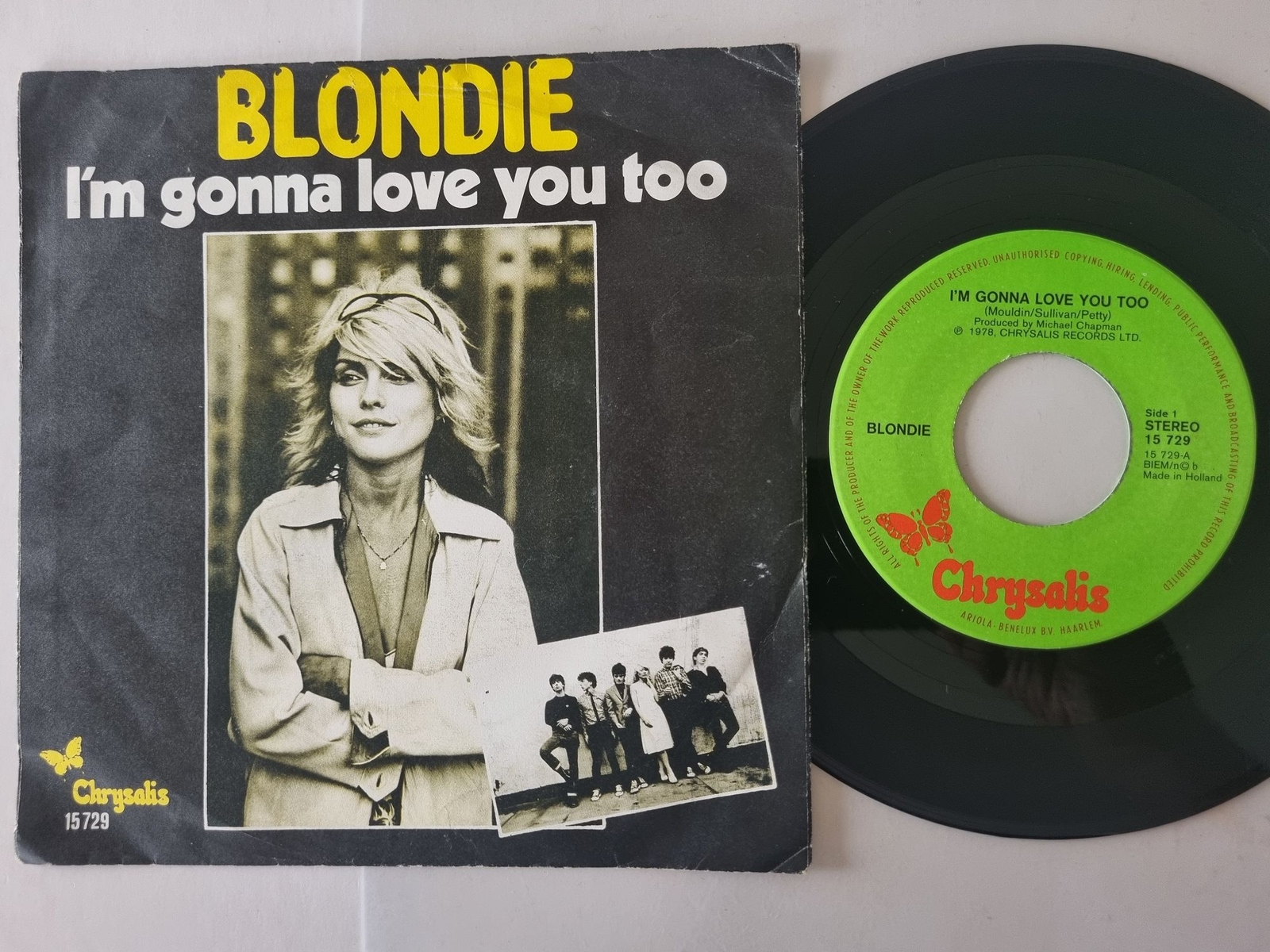 Blondie - I'm gonna love you too 7'' Vinyl Holland