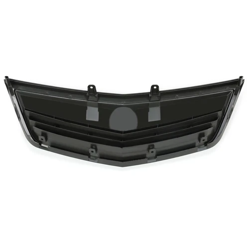 For 2011 2012 13 2014 Acura TSX Front Bumper Upper Mesh Grille Matte Black Grill - Picture 7 of 10