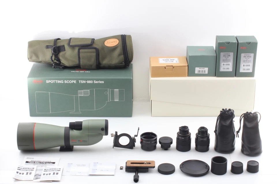 【TOP MINT】 KOWA Prominar TSN-884 TE-17W 20H 30 25x Eyepiece Spotting Scope JAPAN - Image 2 of 4