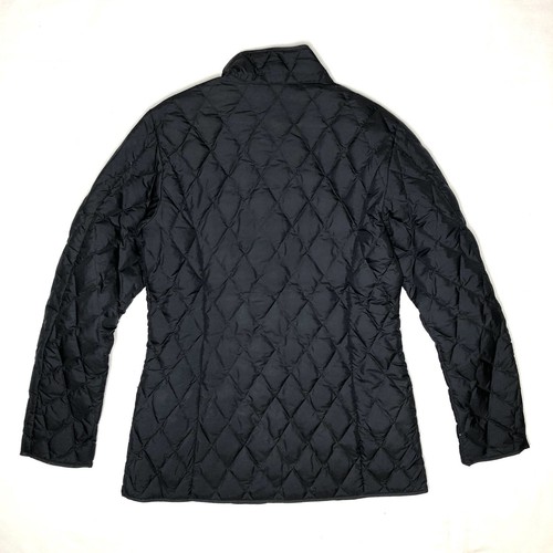 Eddie Bauer Navy Blue EB550 Goose Down Quilted Jacket Women’s Medium Tall MT - Picture 3 of 8