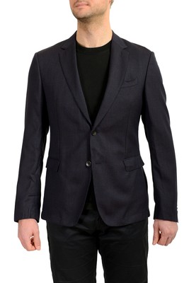 Hugo Boss Men's ''Nobis5_BXN'' Slim Fit 100% Wool Sport Coat Blazer US 40R IT 50R
