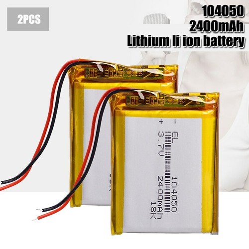 Wiederaufladbare 3,7 V 2400mAh Akku 104050 Polymer Lipozellen für Fahrrekorder - Bild 8 von 14